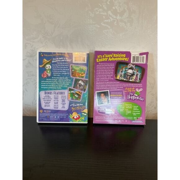 VeggieTales DVD Set Twas The Night Before Easter & The Wonderful Wizard Of Has - Picture 2 of 5